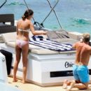 Ana Ivanovic in Bikini on a yacht in Mallorca adds - 454 x 401