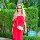 Adriana de Moura – Exit out of the Beverly Hills Hotel - 454 x 681