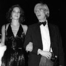Barbara Allen with friend Andy Warhol