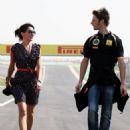Marion Jollès and Romain Grosjean - 454 x 544