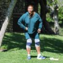 Queen Latifah – Celebrates Father’s Day at the Park in Beverly Hills - 454 x 303