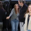 Amy Adams – Arrive at the Lakers game at the Crypto.com Arena in Los Angeles - 454 x 641