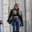 Sofia Reyes – Seen wearing a black blazer and high-waisted denim in Los Angeles - 454 x 681