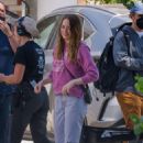 Emma Stone – is spotted on the set of The Curse in Santa Fe