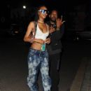 Jourdan Dunn &#8211; With Dion Hamilton to P Diddys party at Under the Bridge in Chelsea