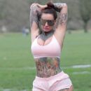 Jemma Lucy – Spotted as she exercises in Hyde Park in London