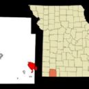 Census-designated places in Stone County, Missouri