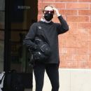 Felicity Huffman – wears all black for errands in Santa Monica - 454 x 681