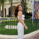 Blanca Blanco – In A Stylish House Of Cb Ensemble In Front Of The Carlton In Cannes - 454 x 681