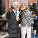 Sarah Jessica Parker &#8211; With friends out in Bushwick