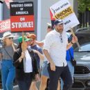 Clea DuVall – Supports the WGA Strike at Netflix in Los Angeles - 454 x 681