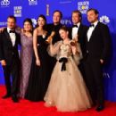 2020 Golden Globe Awards - Once Upon a Time in Hollywood - Brad Pitt,  Leonardo DiCaprio, Quentin Tarantino, David Heyman, Shannon McIntosh, Margaret Qualley, Julia Butters
