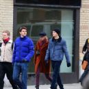 Taylor Swift and Joe Alwyn with friends in West Village, New York