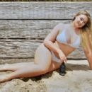 Iskra Lawrence – Beach photoshoot for her Saltair Skin Care Products - 454 x 301