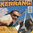 James Hetfield, Lars Ulrich, Kirk Hammett, Jason Newsted - Kerrang Magazine Cover [United Kingdom] (20 August 1994)