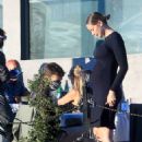Stephanie Corneliussen – Shows off her baby bump in Los Angeles - 454 x 681