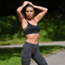 Jenny Thompson in Leggings &#8211; Workout in Manchester