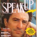 Robert De Niro - Speak Up Magazine Cover [Brazil] (February 1993)