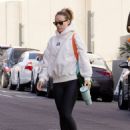 Olivia Wilde – Arriving at gym session in Studio City - 454 x 588