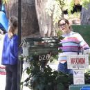 Jennifer Garner – outside her home in Los Angeles