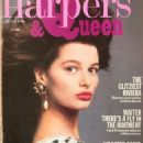 Janette Williams - Harpers & Queen Magazine Cover [United Kingdom] (June 1988)