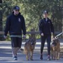 Nicole Richie – With Joel Madden take their dogs for a walk in Los Angeles