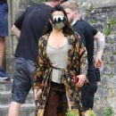 Michelle Rodriguez – Spotted on the set of ‘Dungeons and Dragons’ at Wells Cathedral in Somerset