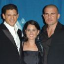 Robin Tunney, Wentworth Miller and Dominic Purcell At The 32nd Annual People's Choice Awards - 400 x 284
