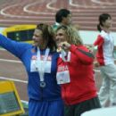 Russian female discus throwers