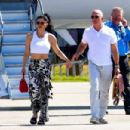Lauren Sanchez – Arriving in Miami - 454 x 302