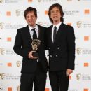Mick Jagger in the press room at The Orange British Academy Film Awards held at the Royal Opera House, Covent Garden on February 8, 2009 in London, England - 454 x 710