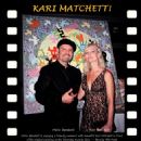 Hollywood Painter Metin Bereketli with award-winning beautiful actress Kari Matchett!