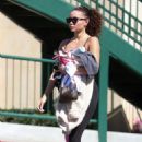 Ashley Moore – Arrives at Pilates Class