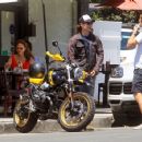 Taylor Kitsch – out on his motorbike