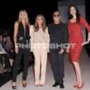L'Wren Scott attend the Project Runway Spring 2012 fashion show during Mercedes-Benz Fashion Week at The Theater at Lincoln Center on September 9, 2011 in New York City - 454 x 295