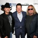 John Rich, Jay DeMarcus, and Vince Neil attend the 16th Annual Waiting for Wishes Celebrity Dinner Hosted by Kevin Carter & Jay DeMarcus on April 18, 2017 in Nashville, Tennessee.
