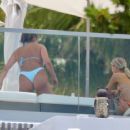 Kalani Hilliker – With Lexi Petzak in a bikinis by the pool in Miami - 454 x 364