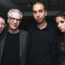 David Cronenberg with his children, Cassandra Cronenberg, Brandon Cronenberg and Caitlin Cronenberg, at a party celebrating Brandon’s movie, Antiviral (Image: Getty Images)