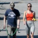 Kate Bosworth – Walk with her husband Micheal Polish in LA