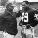 Vince Lombardi With Bobby Mitchell