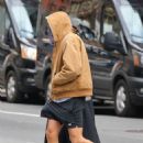 Kaia Gerber – With Jacob Elordi taking a stroll in New York