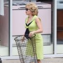 Scarlett Johansson – On the set of her new movie Project Artemis today in Savannah