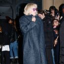 Amanda Lear – Leaving Dior after during Paris Fashion Week - 454 x 681