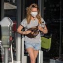Ashley Tisdale – Rocks Daisy Dukes shorts and boots while out in Beverly Hills