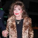 Joan Collins – With her husband Percy Gibson pictured at Craig’s in West Hollywood