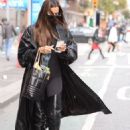 Irina Shayk – In All Black on Halloween in New York City