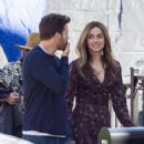 Ana de Armas – Takes over role from Scarlett Johansson and seen filming Ghosted in Atlanta