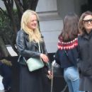 Elisabeth Moss – On the set of ‘The Veil’ in Paris - 454 x 697