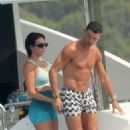Georgina Rodriguez – With Cristiano Ronaldo seen on their yacht in Sardinia - 454 x 681