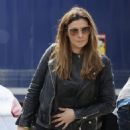 Kym Marsh – In leather jacket arriving at the theatre in Cardiff - 454 x 539